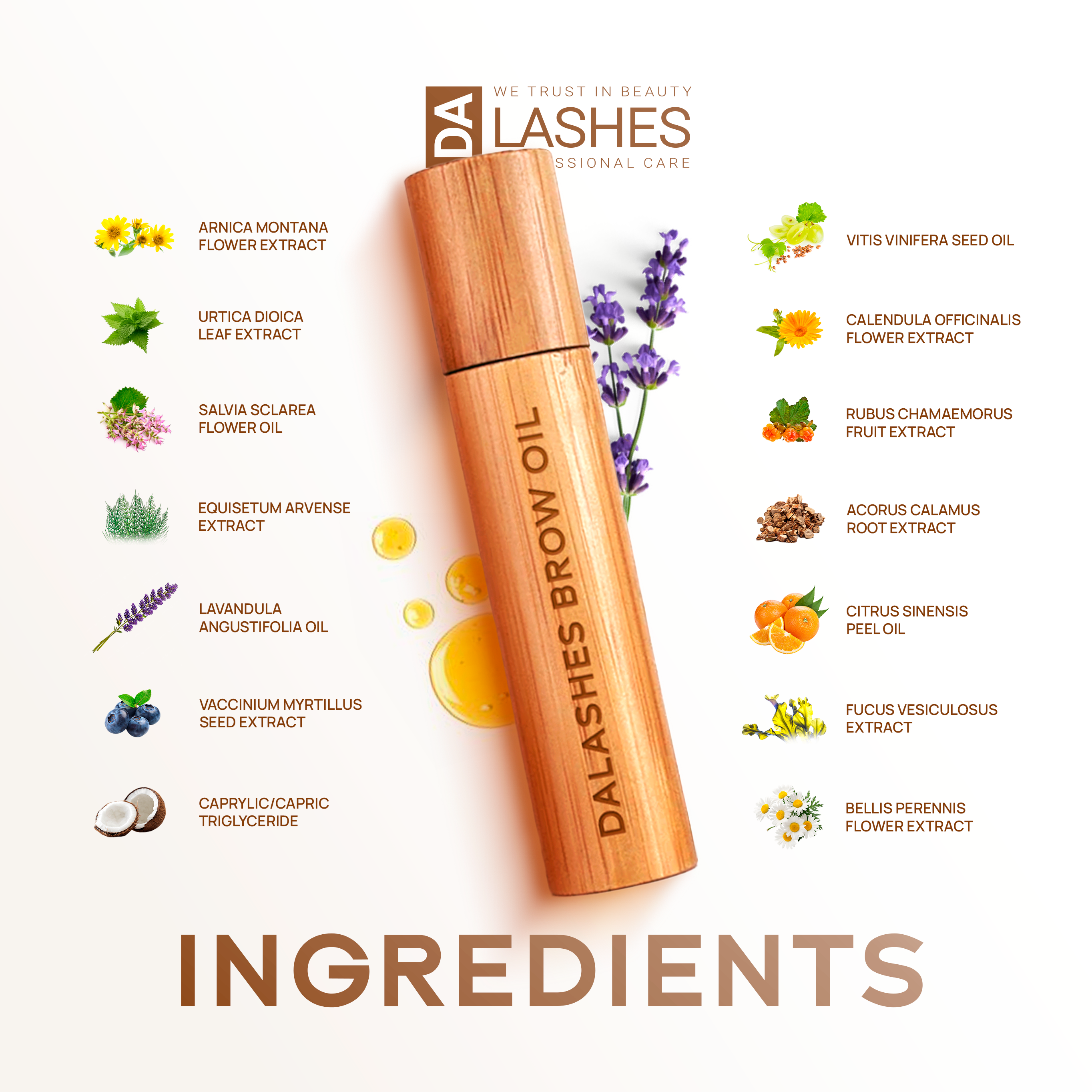 Brow oil 10мл (масло для отращивания бровей)